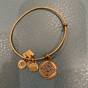 Alex and Ani Celtic knot charm bracelet